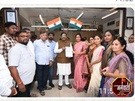 अल्पवयीन मुलींचे शोषण प्रकरण फास्टट्रॅक कोर्टात चालवा- प्रा किरण कापगते यांची भाजप शिष्टमंडळासमवेत मागणी